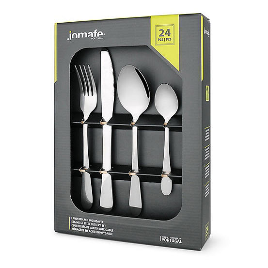 Jomafe Nice 24 Pieces Stainless Steel Cutlery Set
