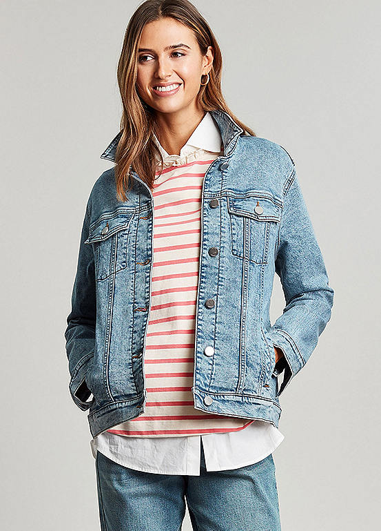 Joules Arkley Relaxed Denim Jacket Kaleidoscope