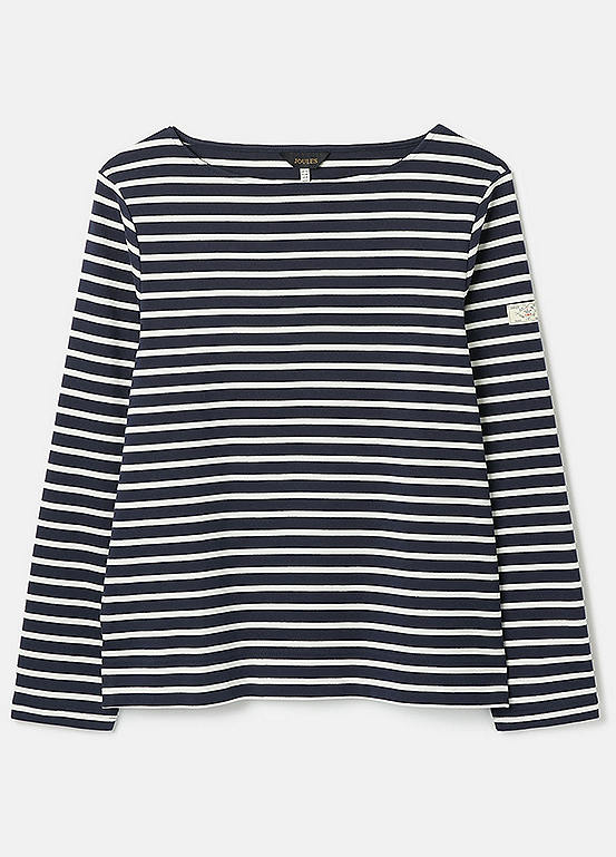 Joules New Harbour Striped Boat Neck Breton Top
