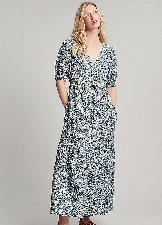 Joules Tiered Cotton Dress