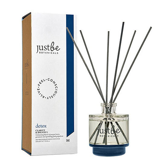 Just Be Botanicals Detox Clarity & Balance 100ml Aromatherapy Reed Diffuser