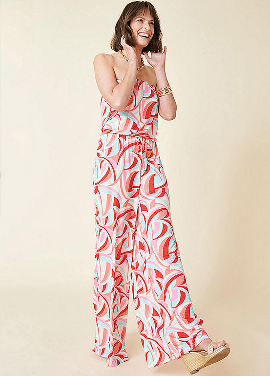 Kaleidoscope Full Length Bandeau Jumpsuit Kaleidoscope