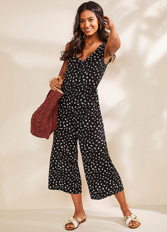 Kaleidoscope Mono Spot Jersey Jumpsuit Kaleidoscope