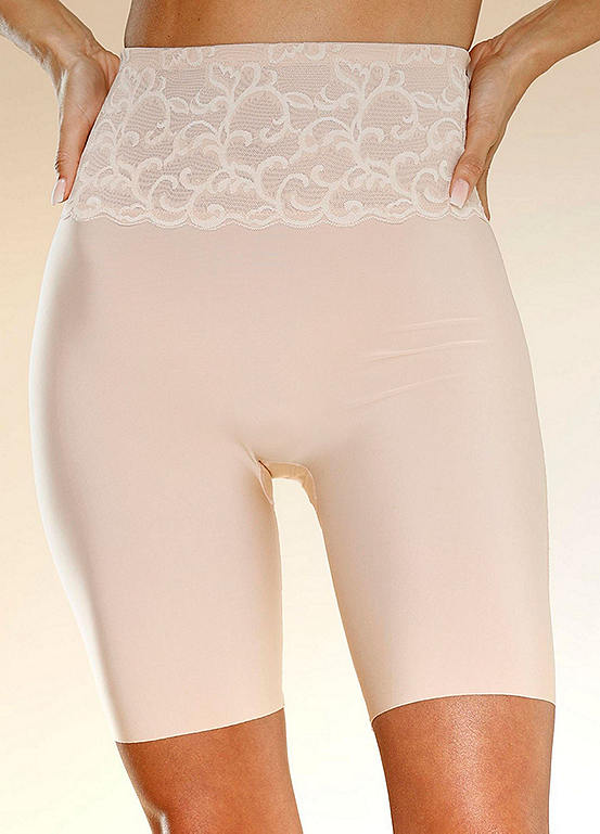 LASCANA Lace Waistband Shaping Pants