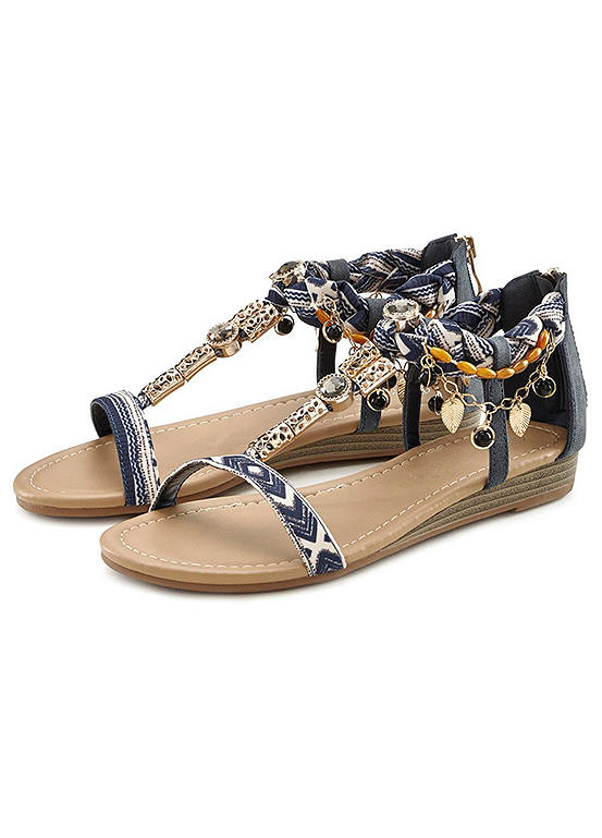 LASCANA Wedge Heel Sandals | Kaleidoscope