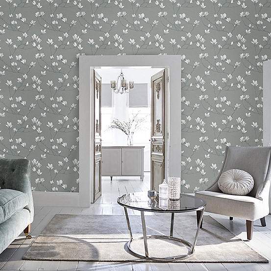 Laura Ashley Magnolia Grove Wallpaper Kaleidoscope