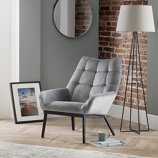 Lucerne Upholstered Velvet Accent Chair