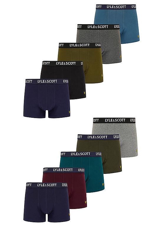 Lyle & Scott Tyler Pack of 10 Underwear | Kaleidoscope