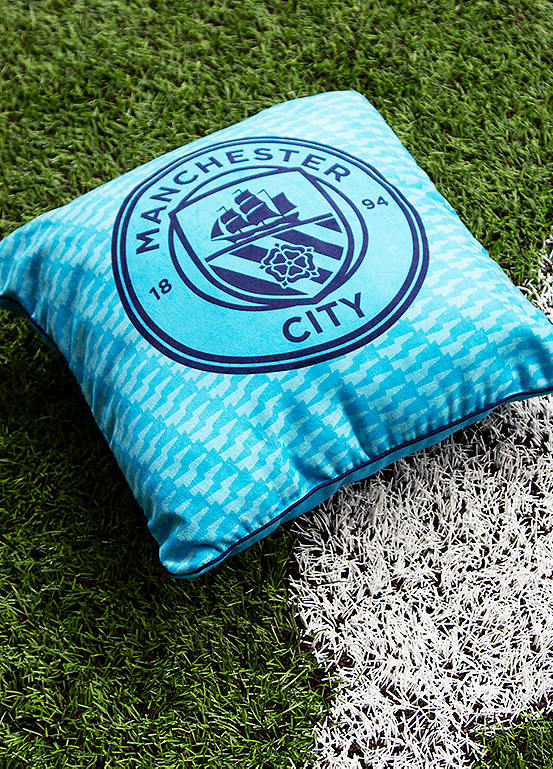 Manchester City FC Crest Reversible 40x40cm Cushion