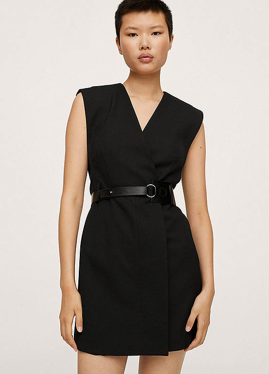 Mango Belt Wrap Dress Kaleidoscope