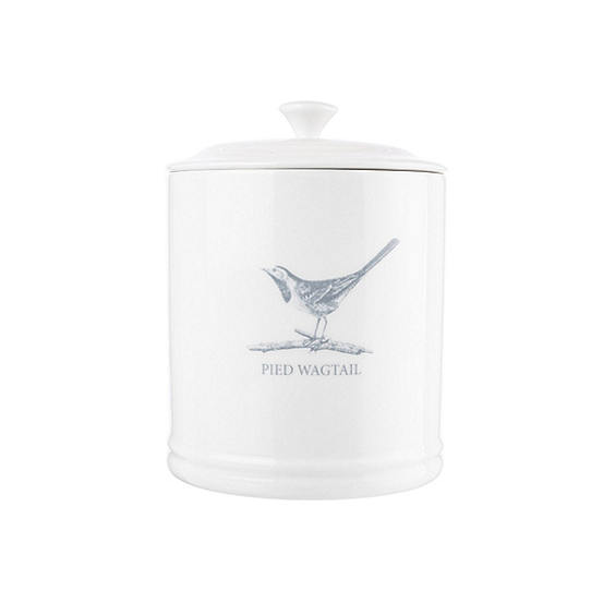 Mary Berry English Garden Pied Wagtail New Bone China Tea Canister