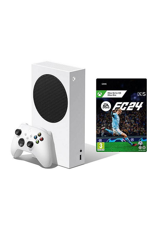 Microsoft Xbox Series S Console with EA Sports FC24 (3+) Kaleidoscope