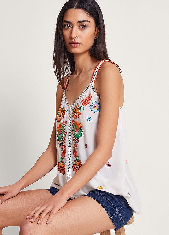 Monsoon Felicity Embroidered Cami