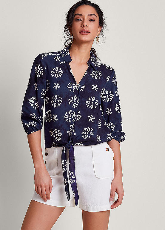 Monsoon Loretta Batik Print Shirt | Kaleidoscope