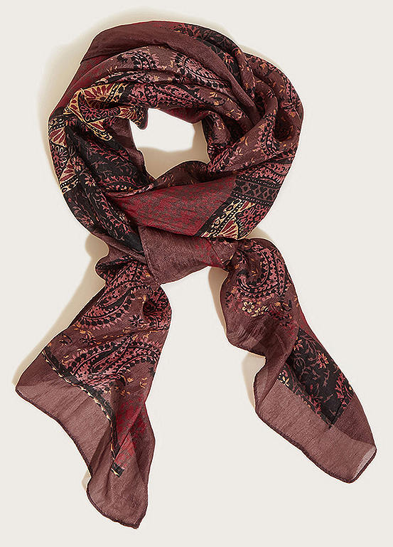 Monsoon Mia Silk Scarf | Kaleidoscope