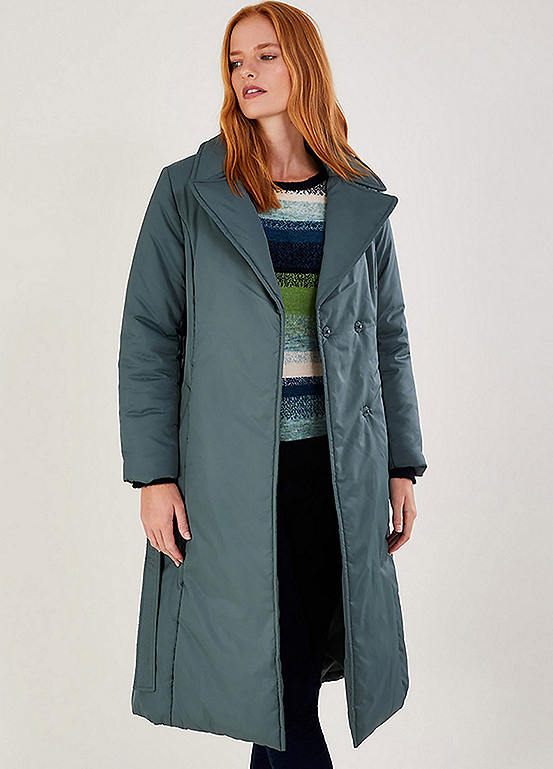 Monsoon Nina Padded Trench Coat | Kaleidoscope