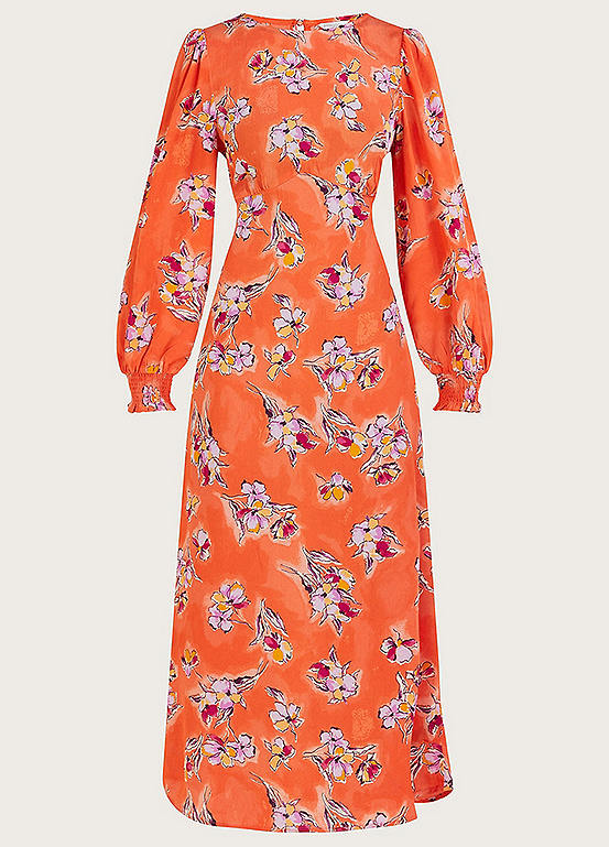 Monsoon Talitha Tea Dress in Sustainable Viscose Kaleidoscope