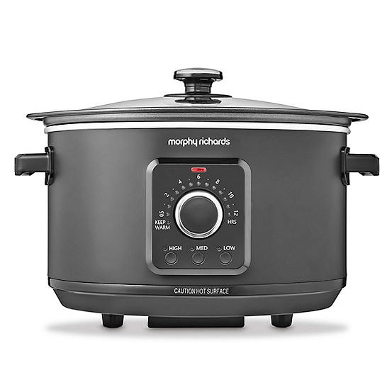 Morphy Richards Easy Time 3.5 Litre Slow Cooker 460021 - Black ...