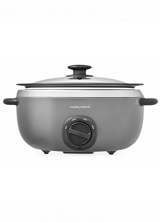 Morphy Richards Sear & Stew Titanium Slow Cooker 6.5L 461022