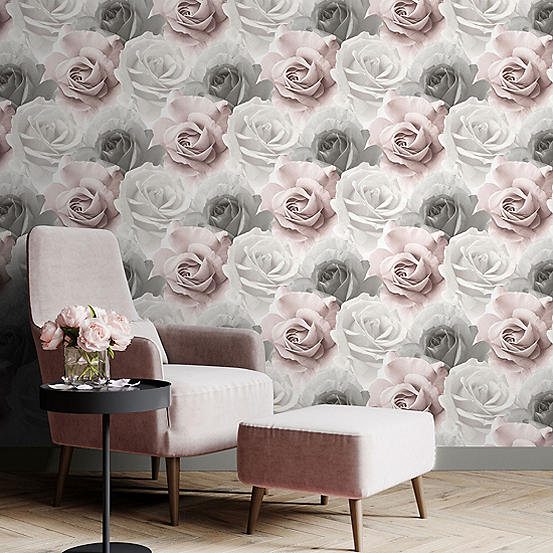 Muriva Rhoda Rose Wallpaper