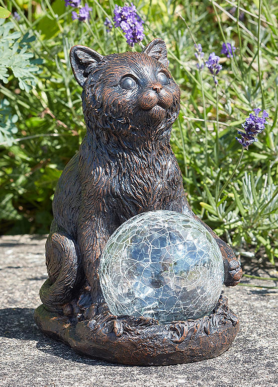 Mystic Mog Solar Garden Ornament Kaleidoscope