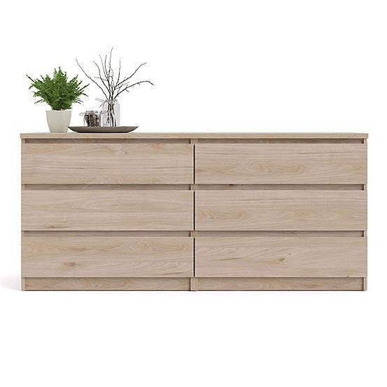 Naia Wide Chest of 6 Drawers