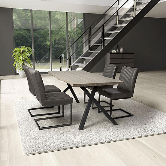 Narvik Archer 1.6m Table & 4 Chair Dining Set
