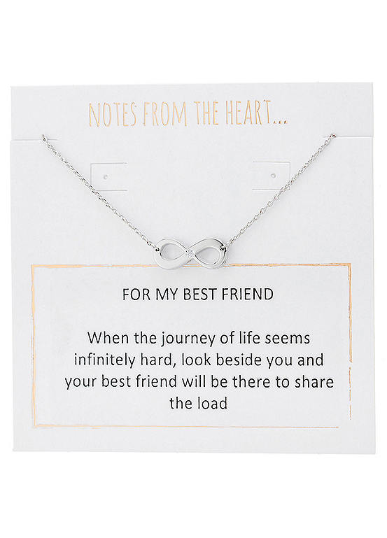 Notes from the Heart - For My Best Friend Infinity Pendant