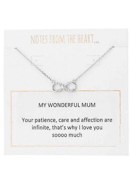 Notes From The Heart - My Wonderful Mum - Infinity Pendant