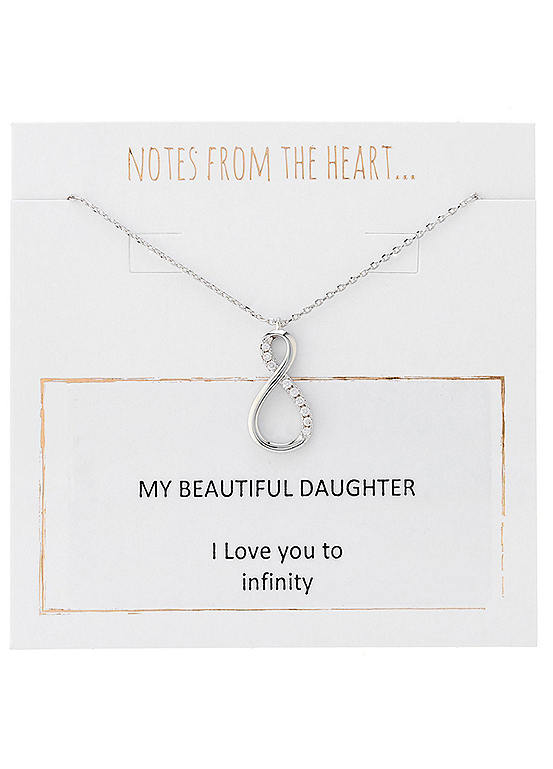 Notes From The Heart -My Beautiful Daughter -Infinity Pendant