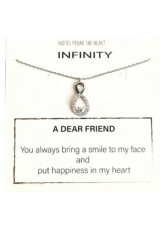 Notes From The Heart A Dear Friend Infinity Pendant