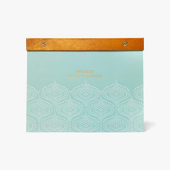 Paperchase Eden Weekly Desk Pad Kaleidoscope