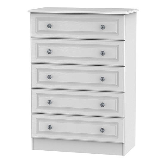 Pembroke Ready Assembled 5 Drawer Chest of Drawers