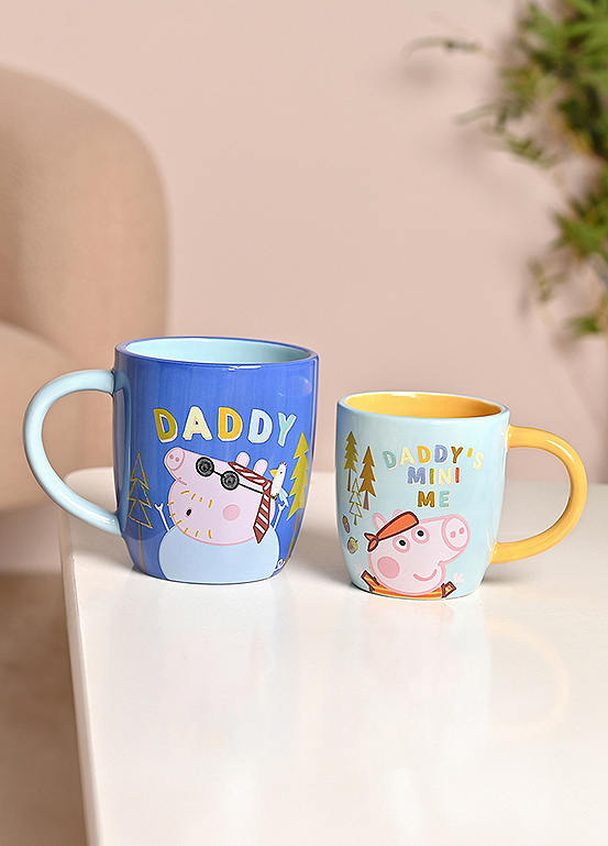 Peppa Pig Daddy & Me Mug Set | Kaleidoscope