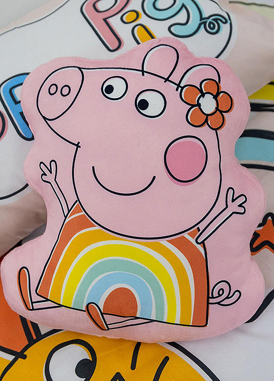 Peppa Pig Playful Shaped Cushion | Kaleidoscope