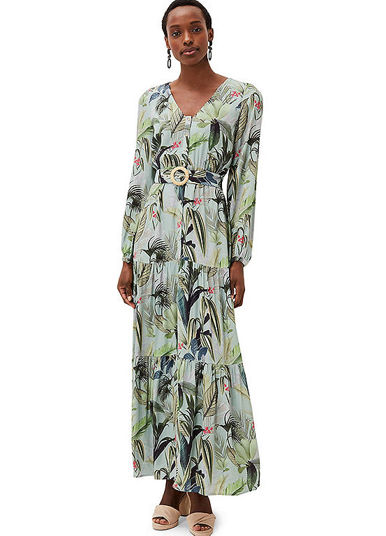 Phase Eight ’Maya’ Printed Tiered Maxi Dress | Kaleidoscope