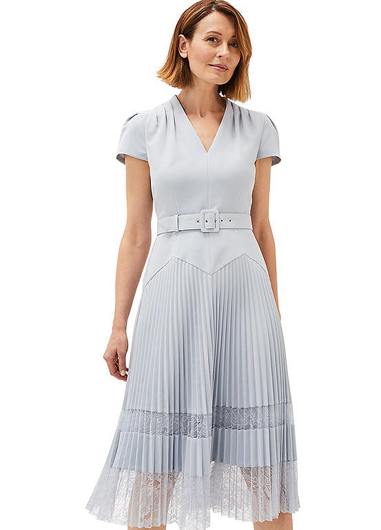 Phase Eight Hannah Pleated Lace Dress Kaleidoscope