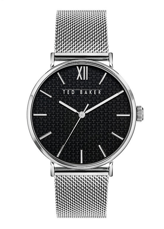 Phylipa Men’s Silver Tone Watch with Stainless Steel Strap by Ted Baker