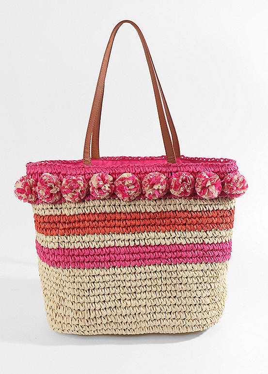 Pia Rossini Tilda Natural Pink Bag