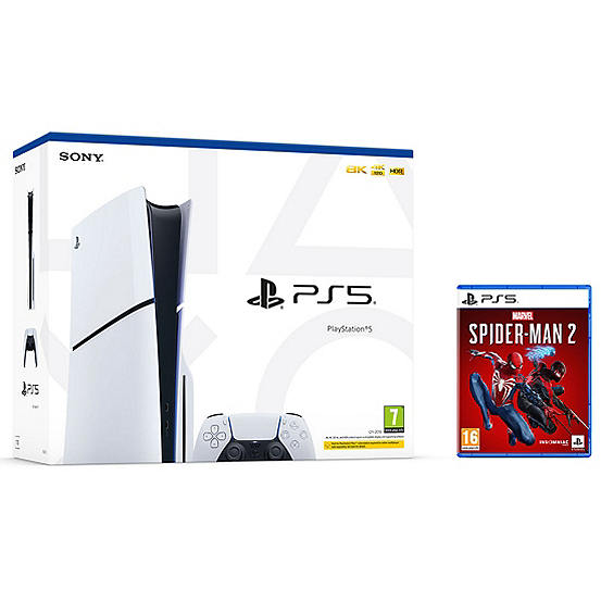 PlayStation 5 (PS5) Console with Marvel’s Spider-Man 2 (16+)