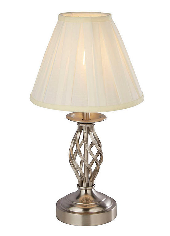 Pleated Shade Twist Table Lamp