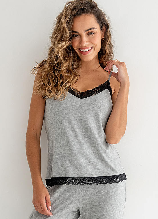 Pour Moi Sofa Loves Lace Hidden Support Camisole Kaleidoscope