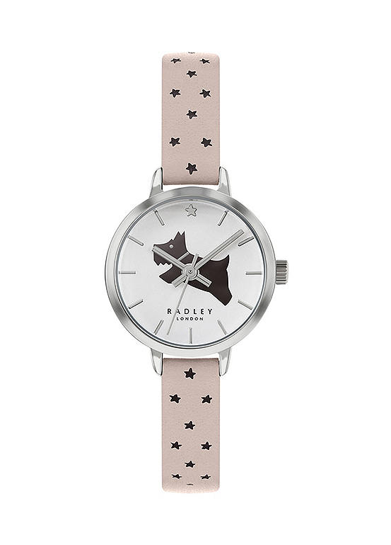 Radley London Star Gazing Ladies Cobweb Leather Strap Star Print Watch