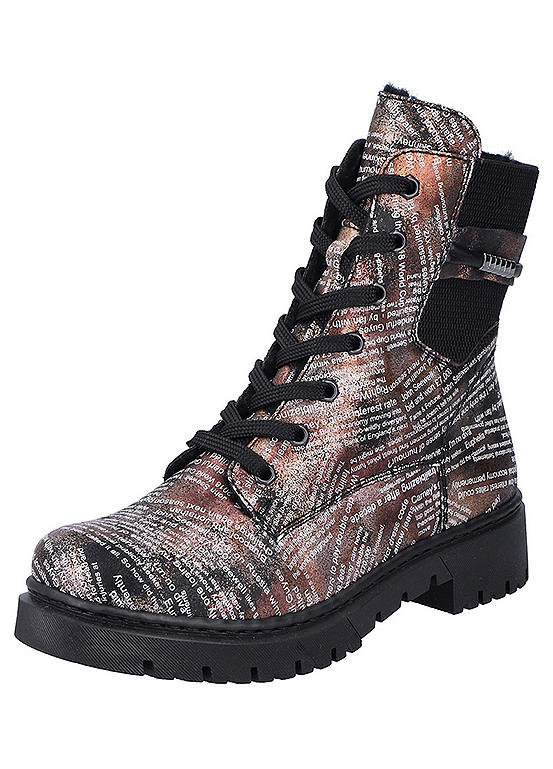 Rieker Lace-Up Ankle Boots | Kaleidoscope