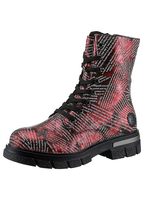 rieker lace up boots