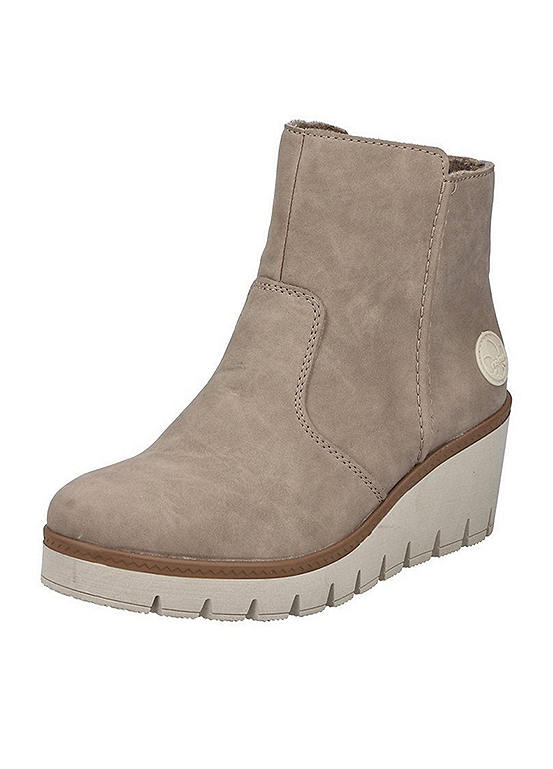 rieker wedge boots