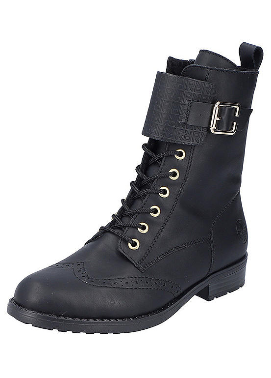 high rise ankle boots