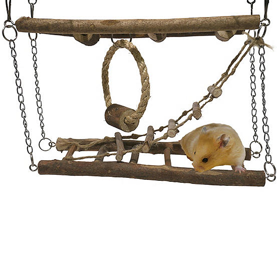 Rosewood Small Animal Activity Suspension Bridge for Hamsters and Mice