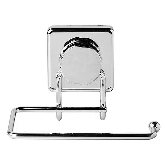 Sabichi Suction and Screw Fix Chrome Plated Toilet Paper Roll Holder