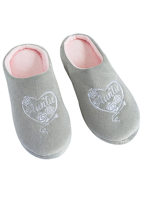 Said With Sentiment Slippers - Auntie